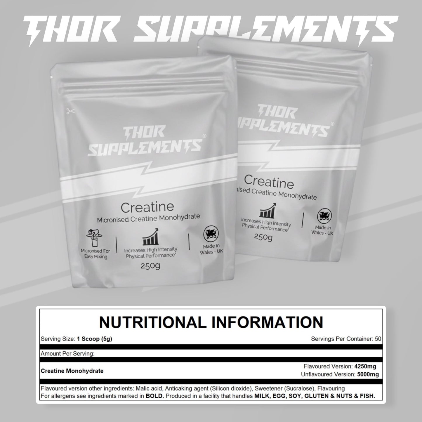 Creatine Monohydrate Powder | 250g