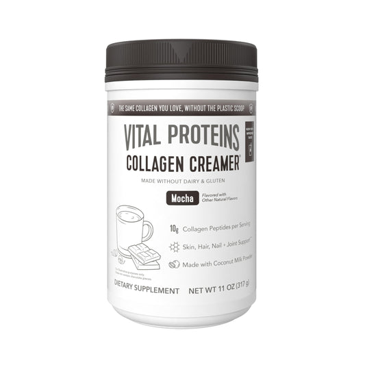 Vital Proteins Collagen Peptides Powder – Mocha Coffee Creamer for Hair, Skin & Nails Support | 11.2 oz